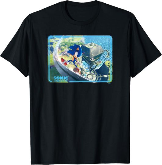 Discover Sonic the Hedgehog, Sonic Frontiers - cover art T-Shirt