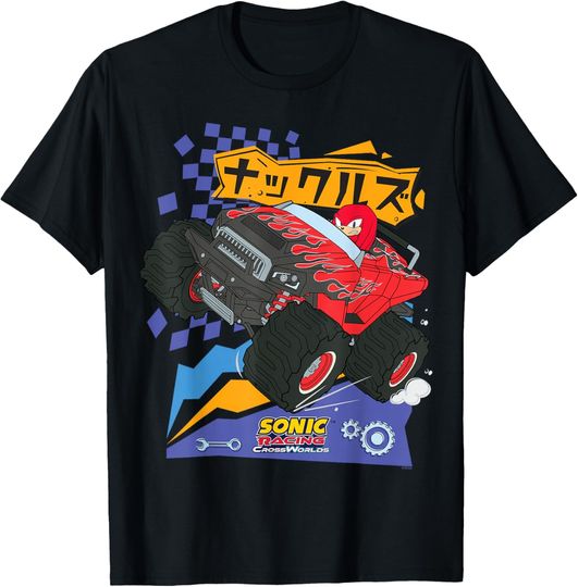 Discover Sonic Racing CrossWorlds - Drive Time Knuckles T-Shirt