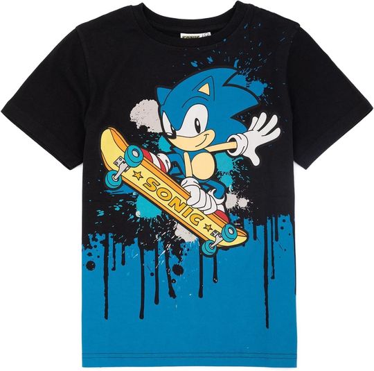 Discover Sonic the Hedgehog Skating Boys T-Shirt - 10-11 Years