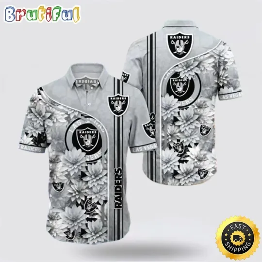 Las Vegas Raiders Football Team Hawaiian Shirt