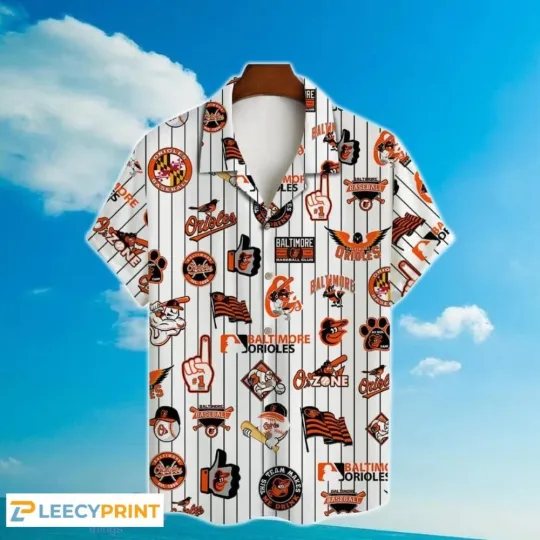 Baltimore Orioles Hawaiian Shirt for Baseball Fans