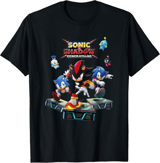 Discover Sonic the Hedgehog, Sonic X Shadow Generations - Key Art T-Shirt