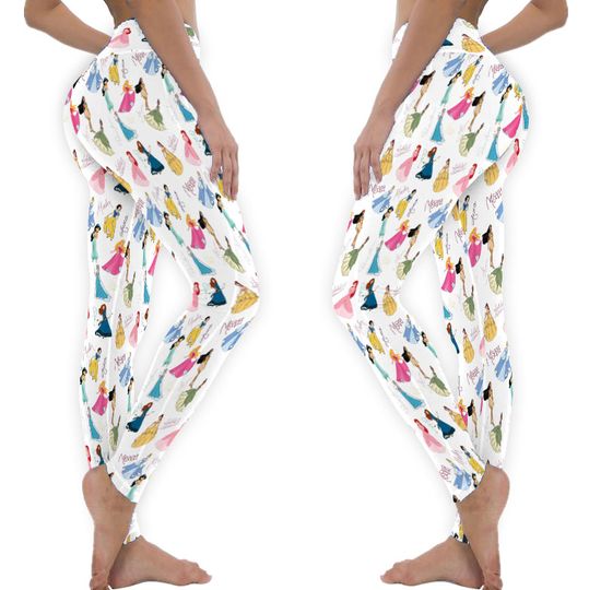 Disney Princess Leggings, Gift for Women