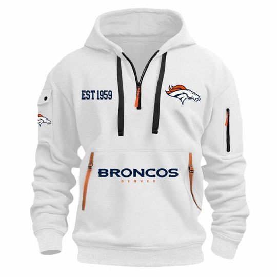 Broncos Est 1959 Quarter Zip Hoodie 2025
