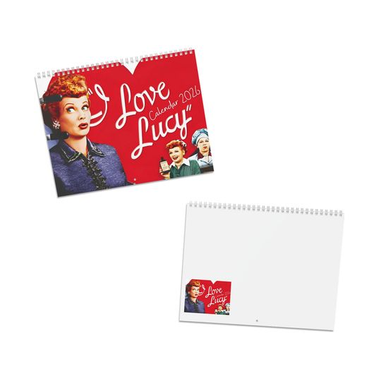 I Love Lucy 2026 Wall Calendar Classic Design | with Writability Grids | Vintage TV Show Gift | Classic Comedy Fan Art