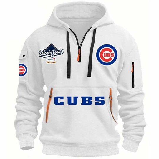Cubs World Series 2025 Quarter Zip Hoodie
