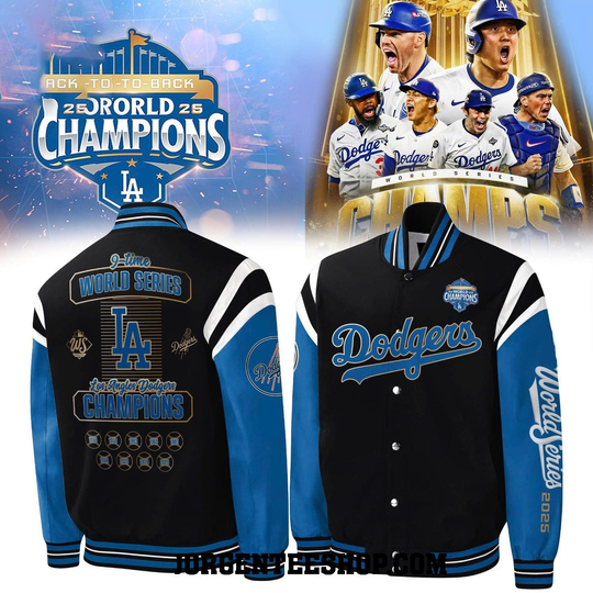 Discover Los Angeles 2025 World Series Champions Cheers Baseball Jacket