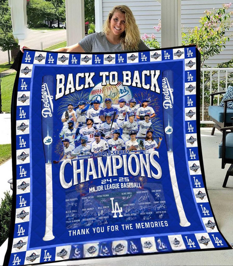 Los Angeles World Series Champions 2025 Fleece Blanket