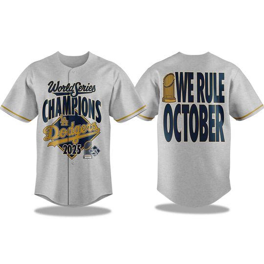 Dodgers National League Champions World Series 2025 Jersey