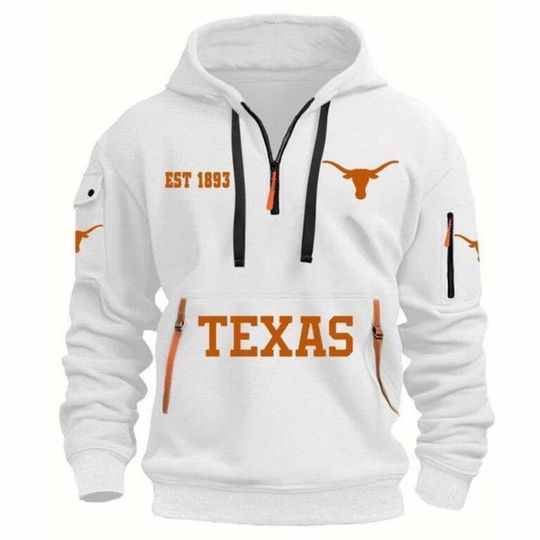 Longhorns EST 1893 Quarter Zip Hoodie