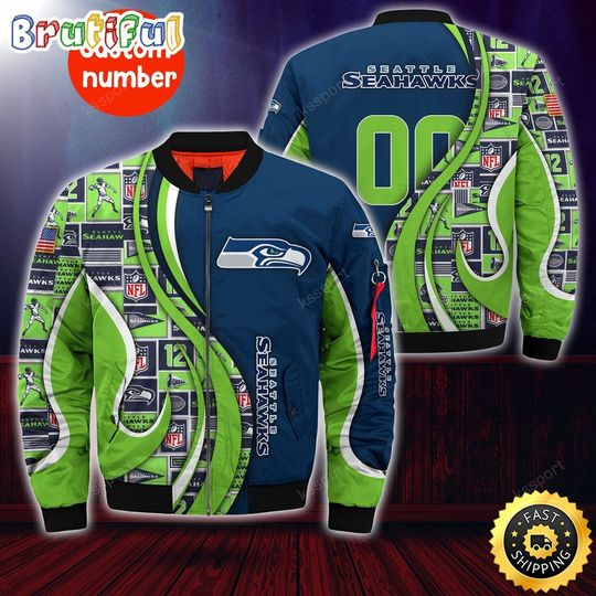 Discover Seattle Seahawks Bomber Jacket Urban Bomber Fashion
