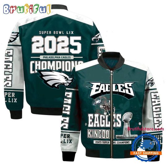 Philadelphia Eagles Super Bowl 2025 Champions Bomber Jacket