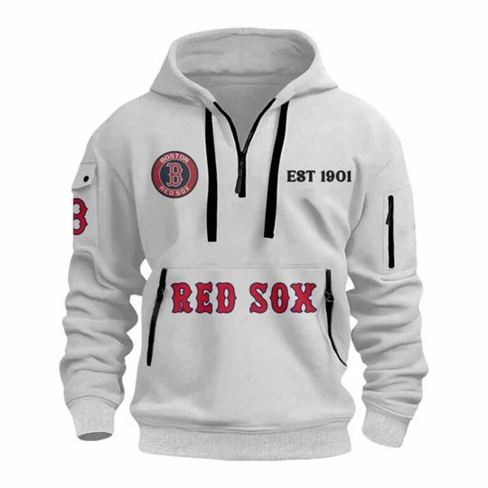 Discover Red Sox Est 1901 Quarter Zip Hoodie 2025