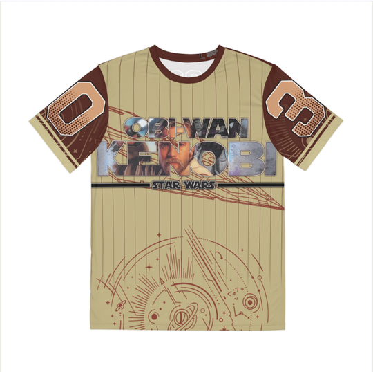 Discover Personalized Obi-wan Kenobi Star Wars Character Brown Baseball Jersey Shirt