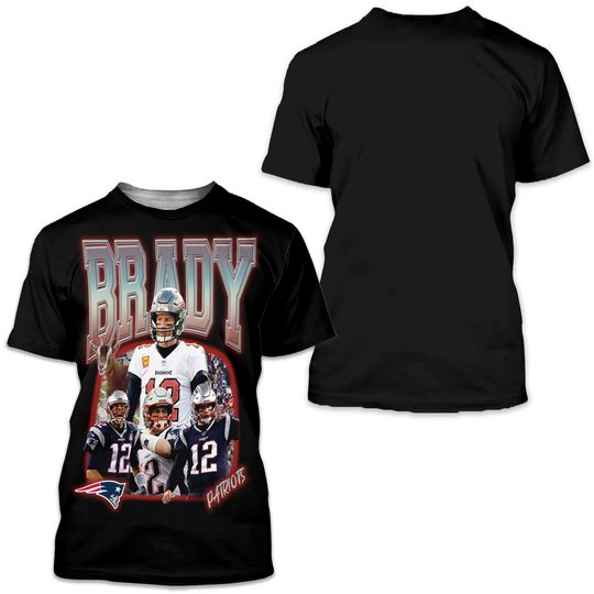 Vintage 90s Graphic Style Tom Brady T-Shirt, Tom Brady Vintage Shirt, Gift For Women and Man Unisex Shirt, Classic 90s Graphic Tee