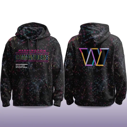 Discover football 2025 Commanders Crucial Catch Hoodie 3D Size S-5XL