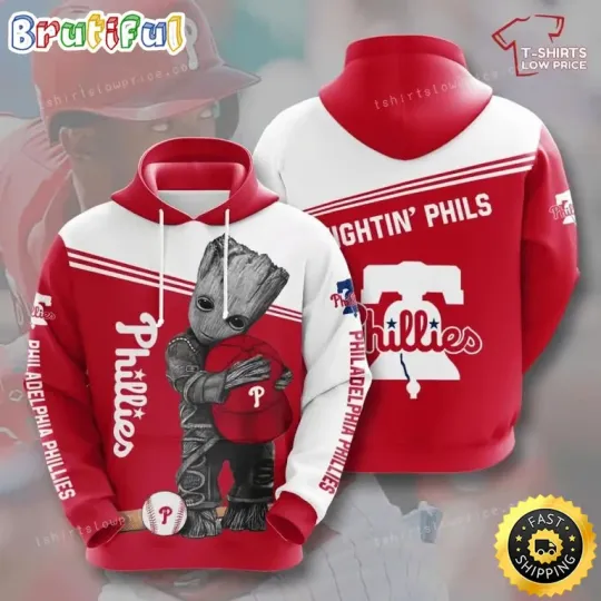 Philadelphia Phillies 3D Hoodie For Fans Men Women All Over Printed