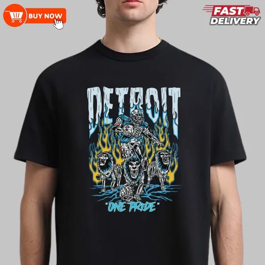 Discover NEW Detroit Lions Ghost Football TShirt - Multicolors, S-5XL