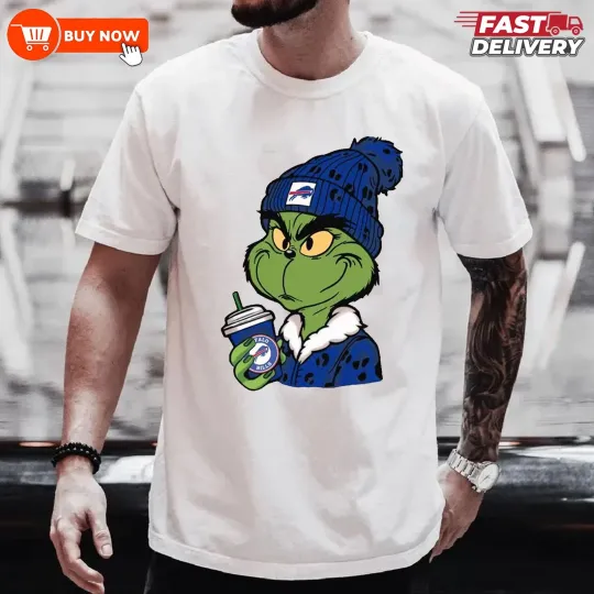 Discover funny character Christmas Buffalo Bills football Football TShirt - Multicolors, S-5XL