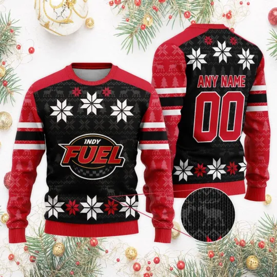 Discover Personalized Indy Fuel Special Ugly Christmas Sweater Unisex Fan Gear Gift