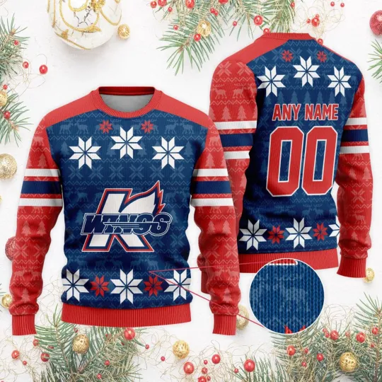 Discover Personalized Kalamazoo Wings Special Ugly Christmas Sweater Unisex Fan Gear