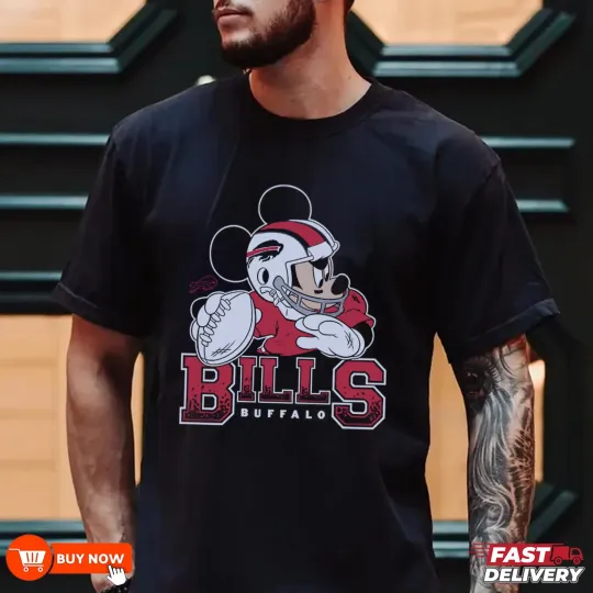 Discover NEW Buffalo Bills Mickey Football TShirt - Multicolors, S-5XL