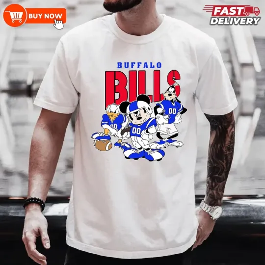 Discover Buffalo Bills Mickey and Friends football Football TShirt - Multicolors, S-5XL