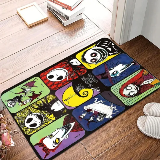 Discover MINISO Disney The Nightmare Before Christmas Entrance Doormat