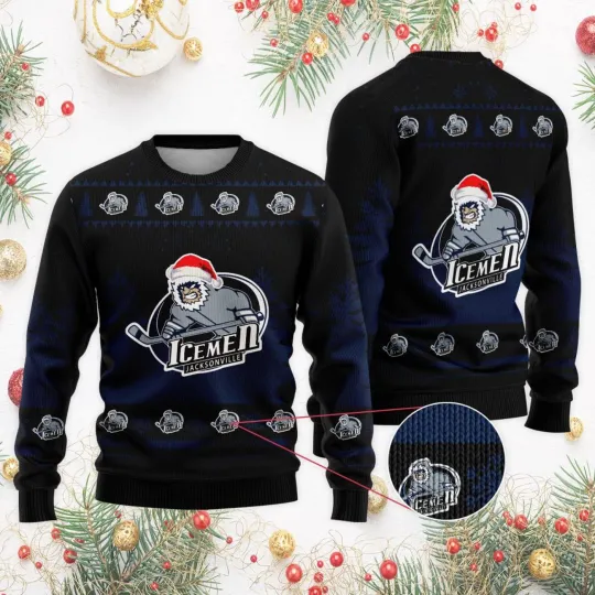 Discover Jacksonville Icemen Special Ugly Christmas Sweater Unisex Fan Gear