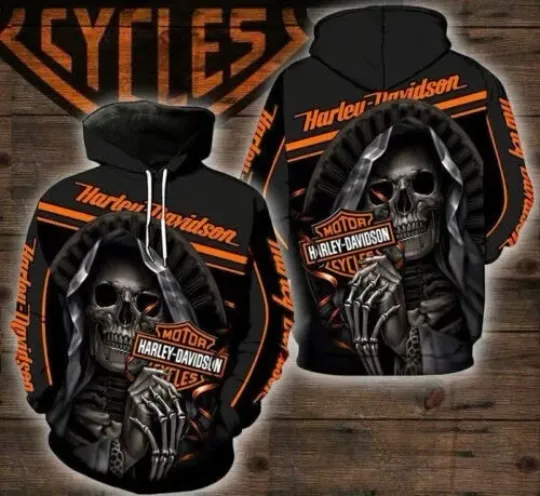 Discover Haarleyy Davidson 3D Hoodie