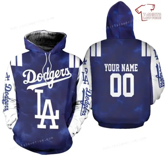 Discover Personalized Los Angeles Baseball Dodgers Fans 3D Hoodie