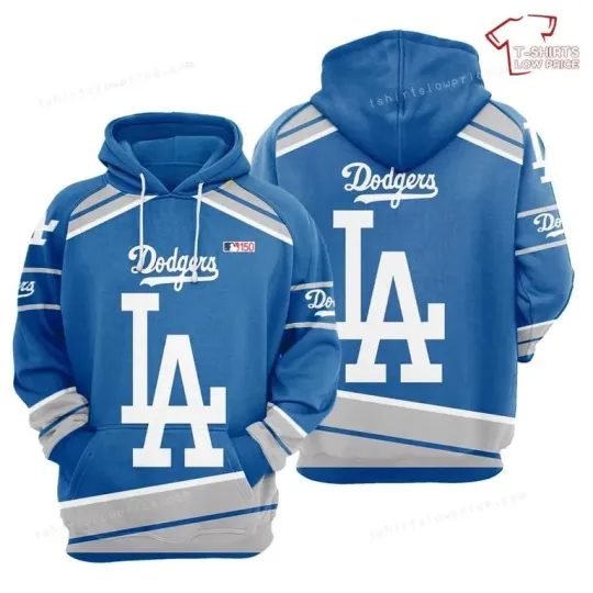 Discover Los Angeles Baseball Dodgers 3D Hoodie, Gift for Fans