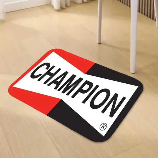 Discover Champions Spark Plugs Doormat Entryway Rug Living Room Bathroom Floor Mat