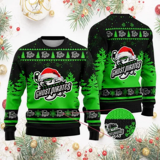 Discover Savannah Ghost Pirates Ugly Christmas Sweater Unisex Fan Gear Gift
