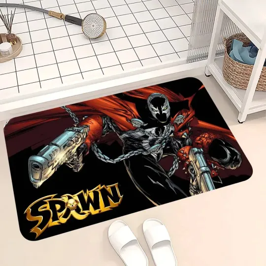 Discover Movie S-Spawn Bathroom Mat Non-Slip Laundry Room Rug Balcony Decor Floor Mat