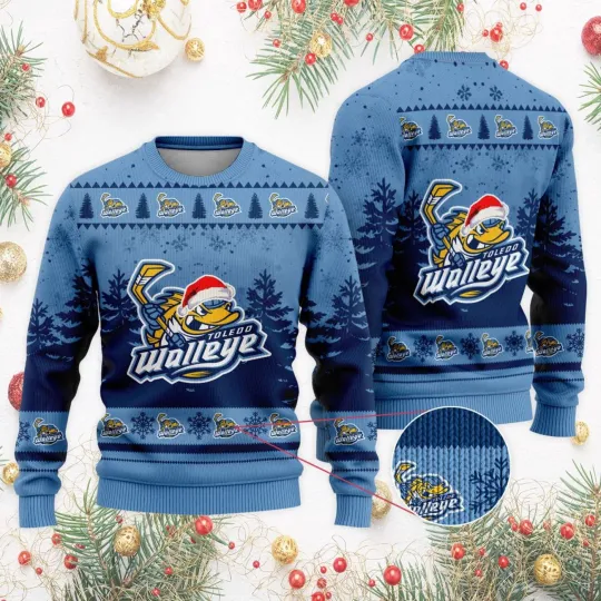Discover Toledo Walleye Special Ugly Christmas Sweater Unisex Fan Gear Gift