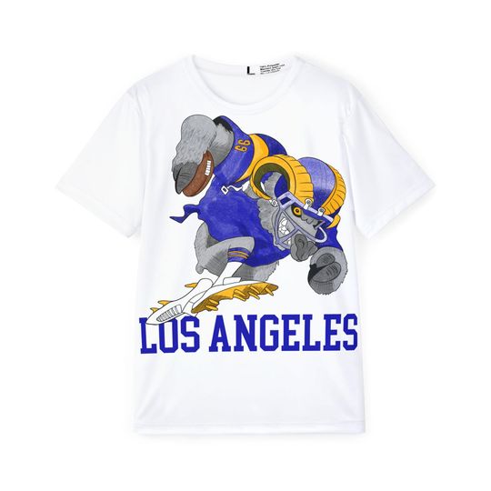 Discover Men's Sports Jersey, Vintage Los Angeles Rams T-shirt, Retro Football Tee