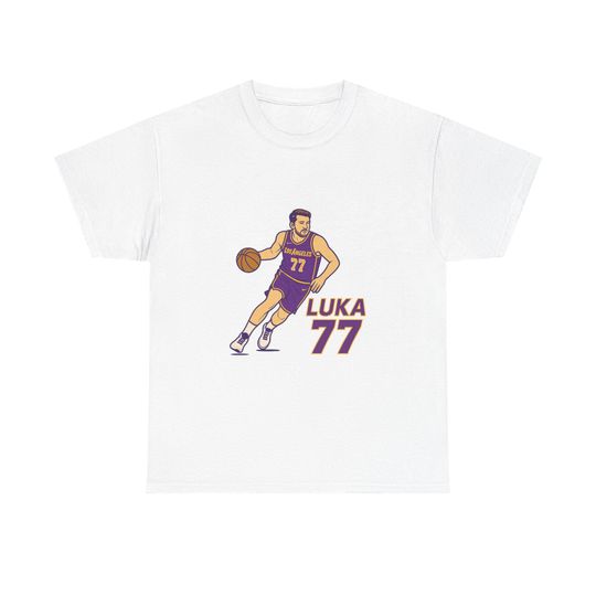 Basketball Fan T-Shirt, Sports Tee, NBA Apparel, Luka Doncic Los Angeles Lakers Shirt