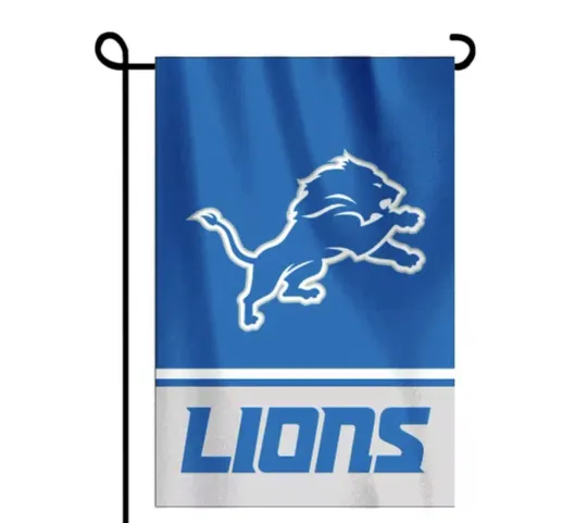 Detroit Lions Garden flag