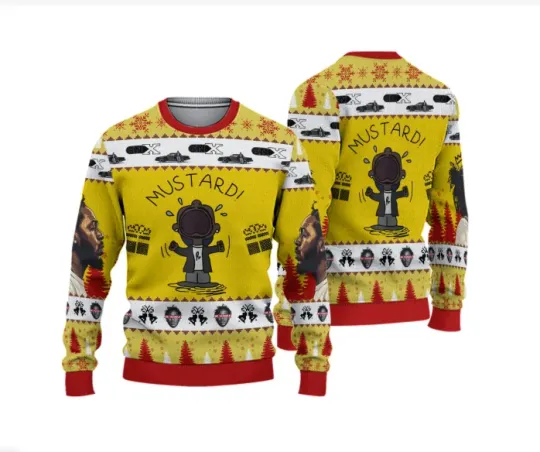 Discover Kendrick Lamar Mustard Not Like Us Ugly Sweater