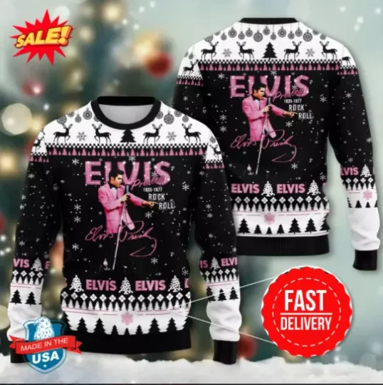 Discover Elvis Presley For Christmas Gifts Christmas Ugly Sweater