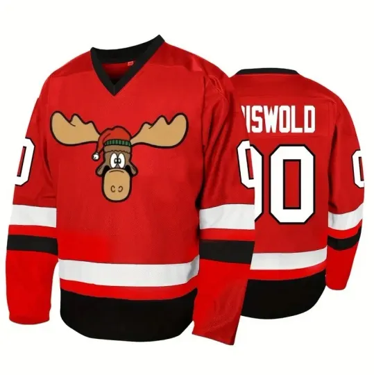 Discover Youth/Men Griswold #00 Hockey Jersey Red Sewn Any Name&Number Christmas Gifts
