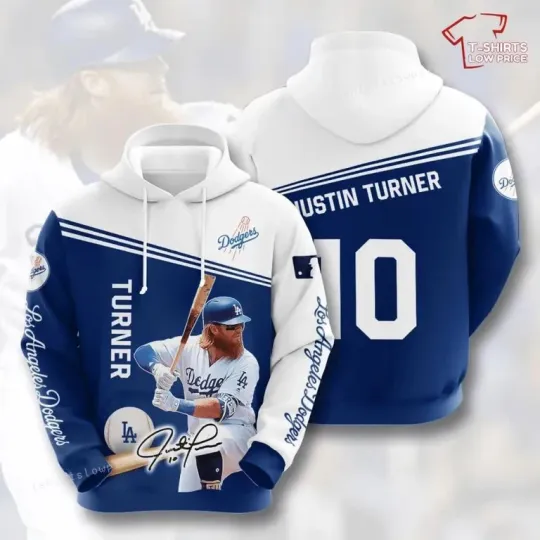 Los Angeles Baseball Team Dodgers 3D Hoodie for Fan