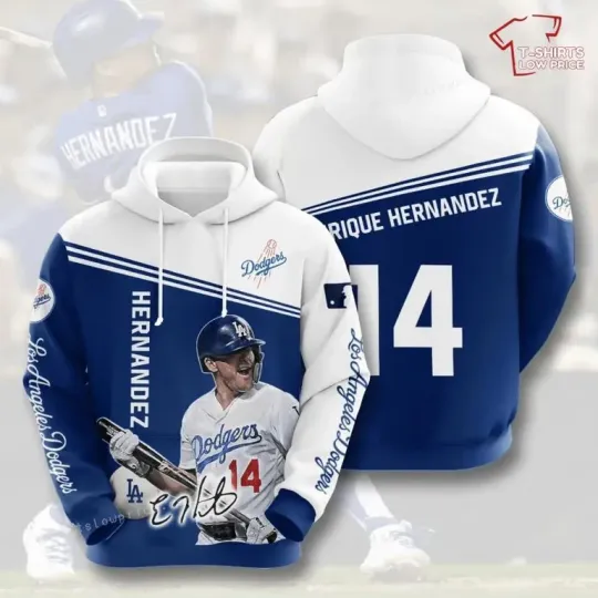 Los Angeles Baseball Team Dodgers 3D Hoodie for Fan