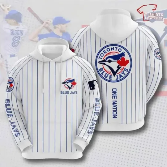 Discover Toronto Blue Baseball Team Jays 3D Hoodie for Fan