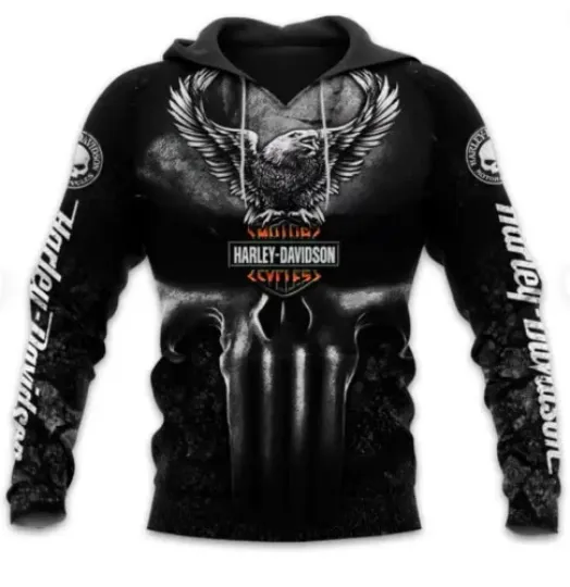 Discover Haarleyy Davidson 3D Hoodie for Men