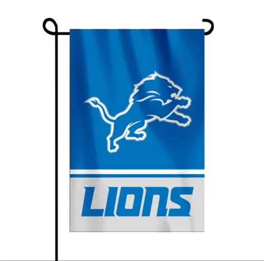 Detroit Lions Garden Flag Hanging Yard Flag football