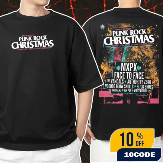 Discover Music Rock Christmas T-Shirt December 6th, 2025 Unisex Tee