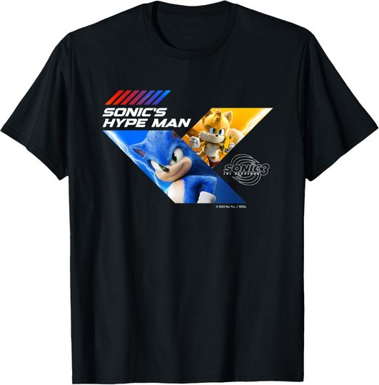 Discover Sonic the Hedgehog 3 - Sonic & Tails "Sonic's Hype Man" T-Shirt