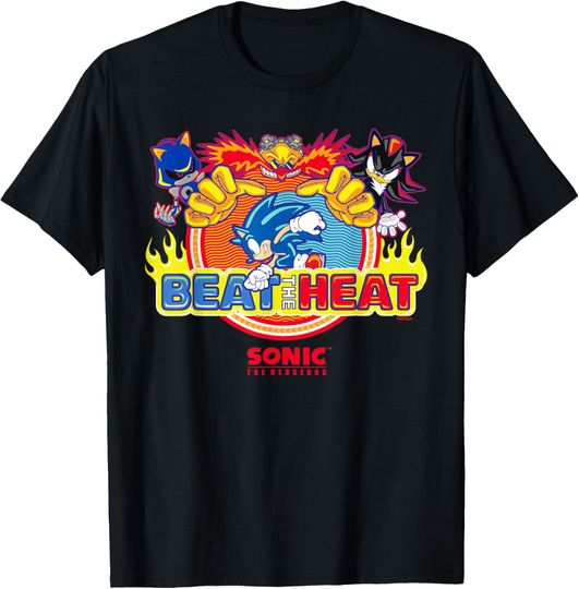 Sonic the Hedgehog - "Beat the Heat" Sonic, Shadow, Eggman T-Shirt